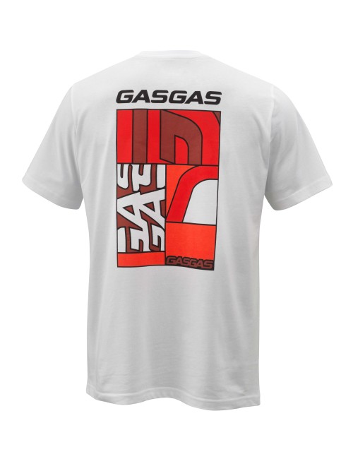 T-SHIRT GASGAS HOMME "FULL GAS TEE WHITE" (2024)