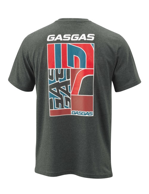 T-SHIRT GASGAS HOMME  "FULL GAS TEE GREY" (2024)