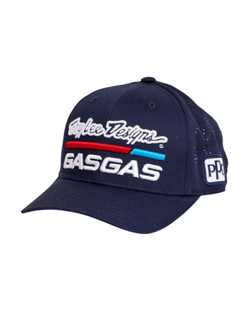 CASQUETTE "TROY LEE DESIGNS GASGAS TEAMCURVED CAP" NAVY (2024)-3GG240068900