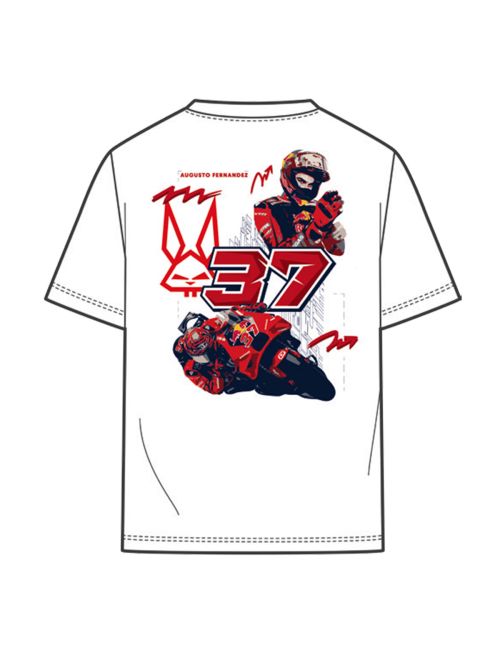 T-SHIRT MOTO GP "REDBULL GASGAS TECH3 "AUGUSTO FERNANDEZ TEE" (2024)