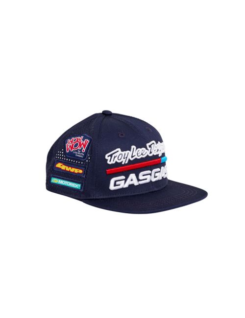 CASQUETTE ENFANT "TROY LEE DESIGNS GASGAS TEAM  YOUTH CAP" NAVY (2024)