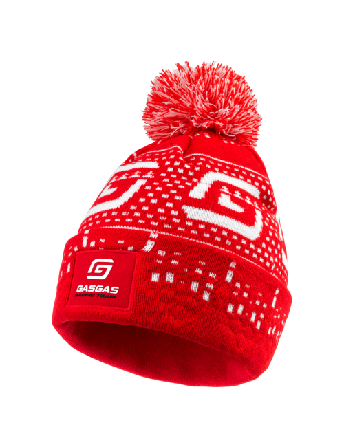 Bonnet à pompon de Noël "GASGAS WINTER POM POM BEANIE"