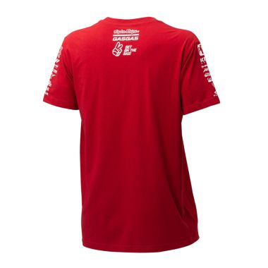 T-SHIRT HOMME"TROY LEE DESIGNS GASGAS TEAM TEE" RED (2024)