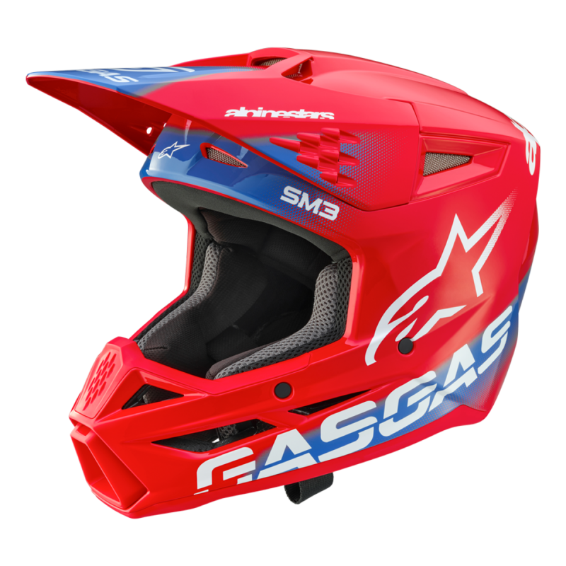 Casque Moto Enfant Offroad GASGAS "SM-3 YOUTH HELMET" BY Alpinestars-GAS-3GG250015301