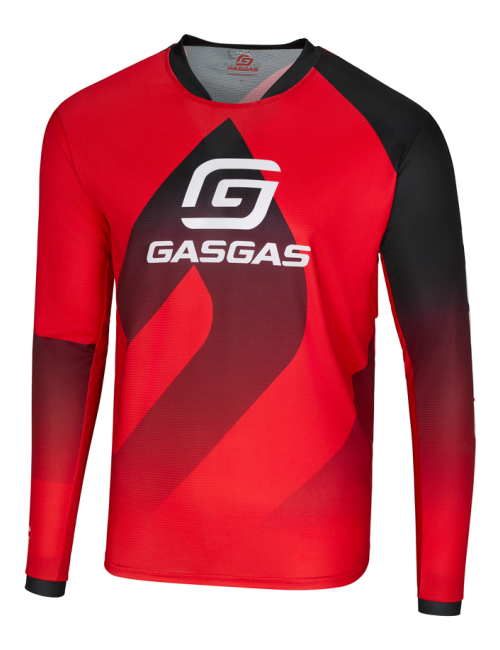 Maillot moto Trial GASGAS "Tech Jersey" Rouge  (2025)