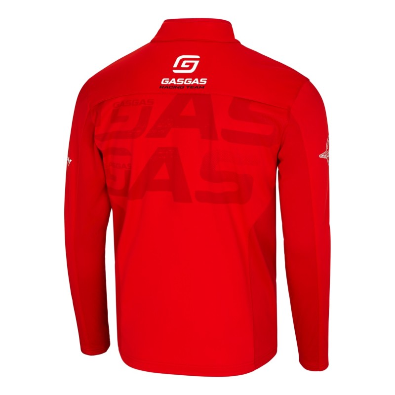 Chemise Moto Gasgas Hebo Rouge - Taille S - Fermeture Par Pression - Modèle Paddock GG5121S