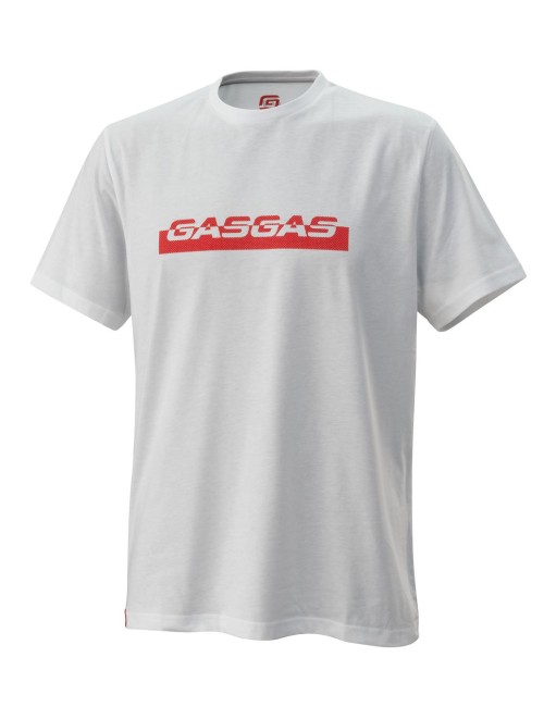 T-shirt homme GASGAS "Vamos Tee" Blanc