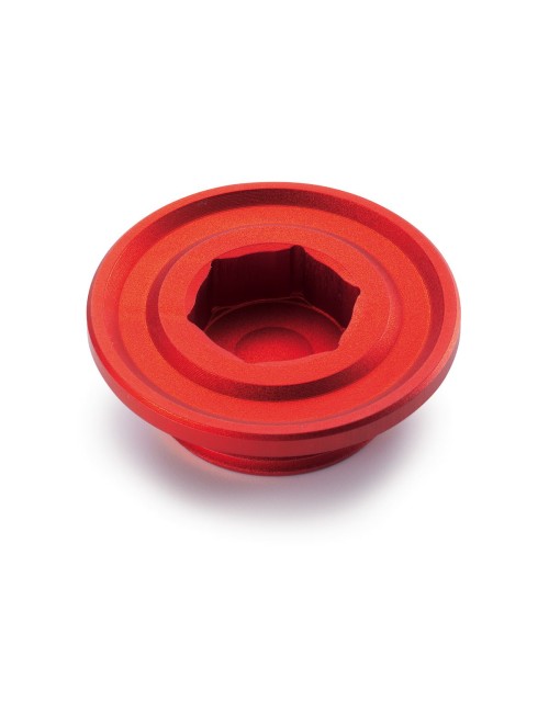 Bouchon de carter d'alternateur Factory Racing anodisé rouge pour GASGAS EC/MC/ES/SM (21-23)